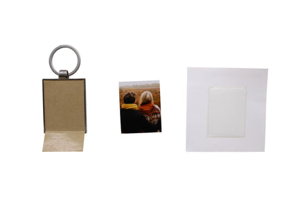Crystal Dome Keyring 35x45mm