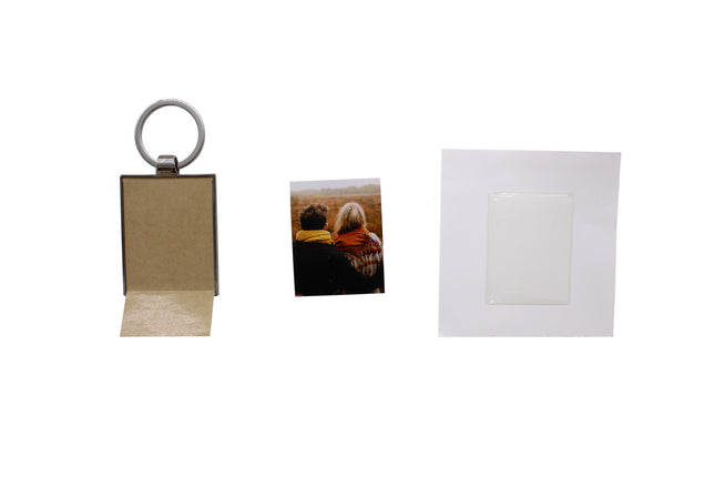 Crystal Dome Keyring 35x45mm