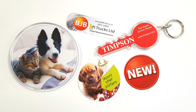 BK Shaped/Large Printed Inserts