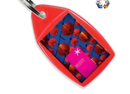 P5R Recycled Keyring 24x35mm