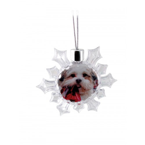 XBF02 Round Snowflake Ornament