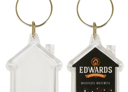 Mini House Keyrings 33x33mm max