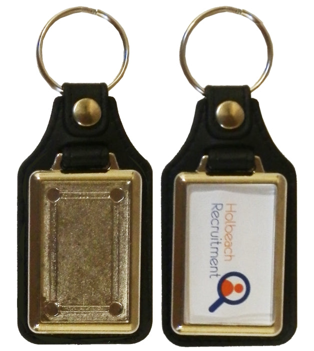 Metal Keyrings 40 x 25mm