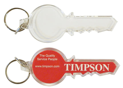 Combo Key Shaped Keyrings