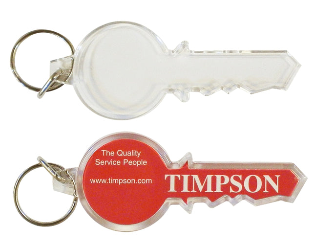 Combo Key Shaped Keyrings