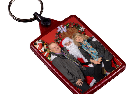 IL05 Red Recycled Festive Keyring