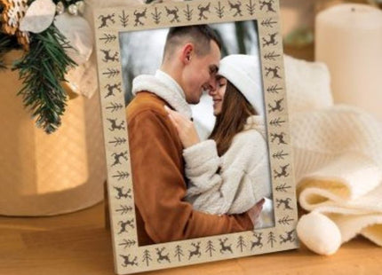 Christmas Nordic Reindeer Eco Photo Frame