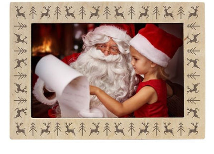 Christmas Nordic Reindeer Eco Photo Frame