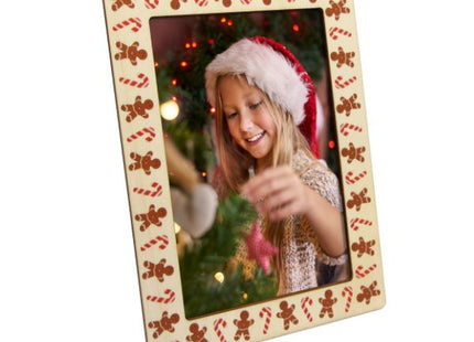 Christmas Gingerbread Man Eco Photo Frame