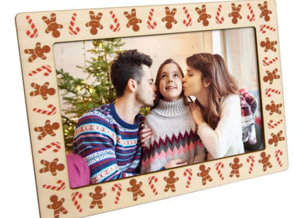 Christmas Gingerbread Man Eco Photo Frame