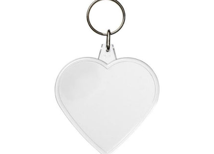 Combo Heart Shape Insert Keyrings