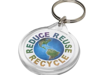 I1 Orb Round Keyrings 33mm