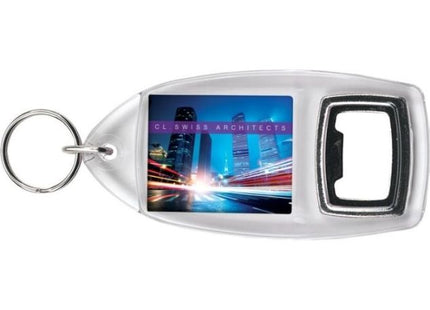 R1 Jibe Bottle Opener Keyring 32x40mm