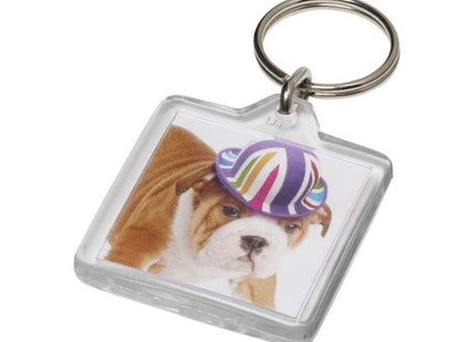 U1 Vial Square Keyring 32x32mm