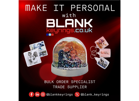 Make it personal using blank keyrings